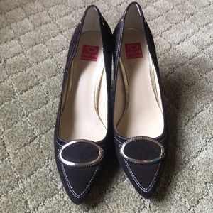 Brown Suede Pumps - Oscar by Oscar de la Renta